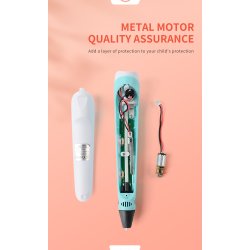 SERO 3D pen som Myriwell med LCD-skrm inkl. 1,75 mm filament