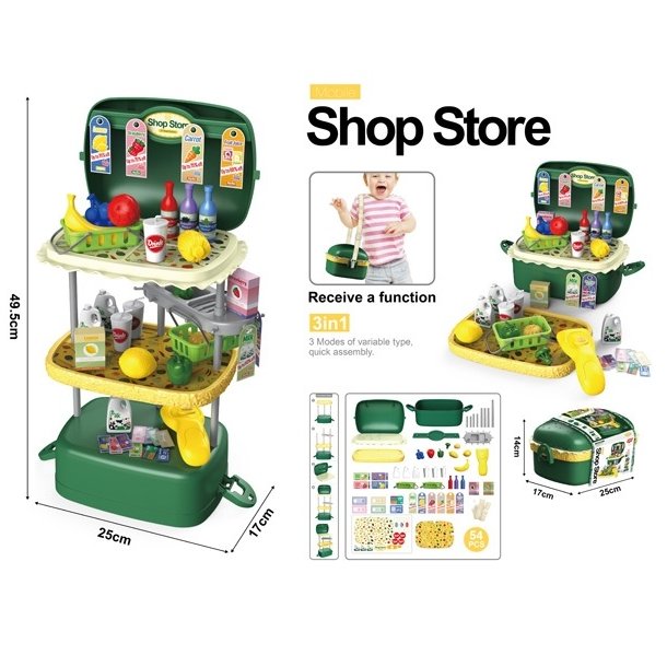 To-Go Supermarked, 3-i-1 legest