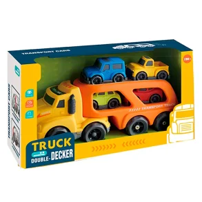 Free Wheel Lektransportr inkl.4 bilar (bioplast)