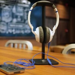 Headset stativ - sort