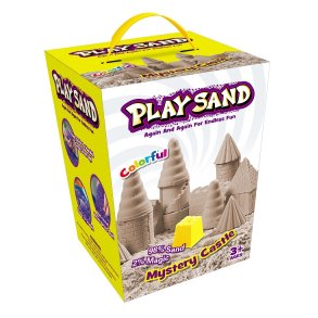 Play Sand - Kinetisk lek-sand - Det mystiska sandslottet, 908 g (4 frger)
