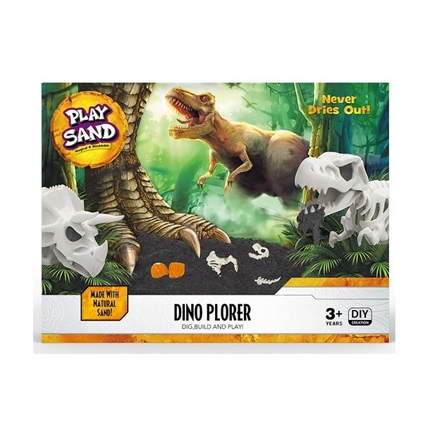 Play Sand - Kinetisk lek-sand - Dino Plorer