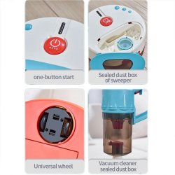 Legetjs stvsuger og -robotstvsuger, 3-i-1