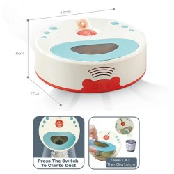 Legetjs stvsuger og -robotstvsuger, 3-i-1