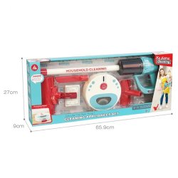 Legetjs stvsuger og -robotstvsuger, 3-i-1