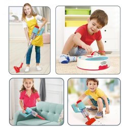 Legetjs stvsuger og -robotstvsuger, 3-i-1