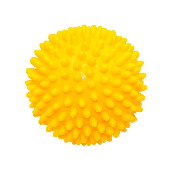 Massage bold, 7 cm, gul