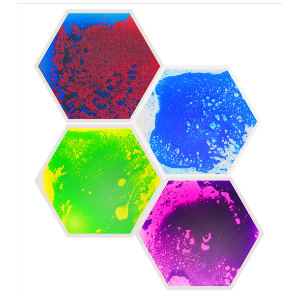 Sensoriske gulvmtter, 33 x 29 cm - st &aacute; 4 stk