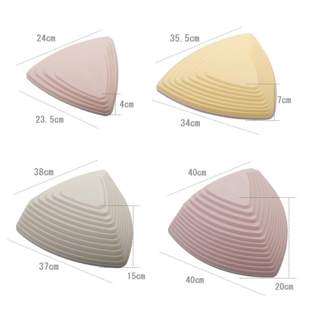 Trdesten - 6 stk st til balance, motorik og genoptrning