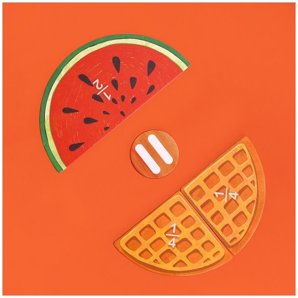 mierEdu Magnetisk legesæt - Lær brøker