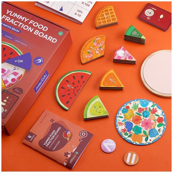 mierEdu Magnetisk legesæt - Lær brøker