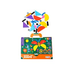 mierEdu Magnetisk legetavle - Shapes
