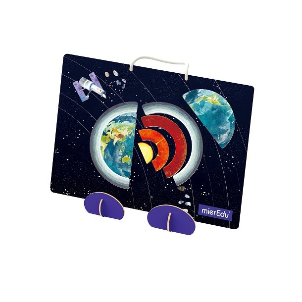 mierEdu Magnetisk legetavle - Solsystem