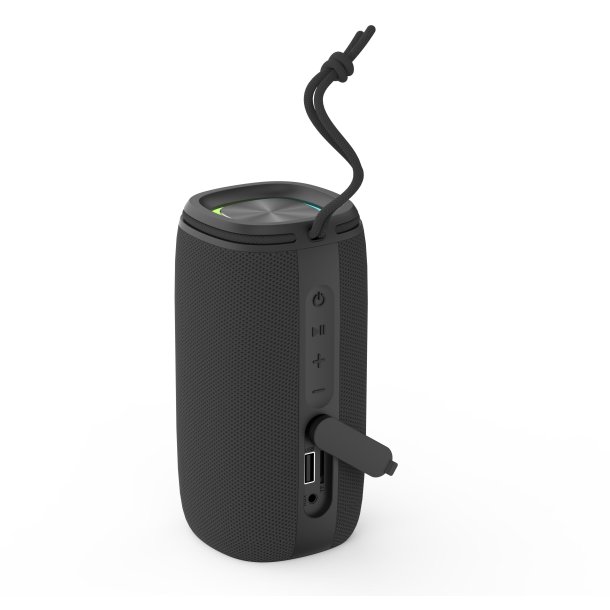 Trdls Bluetooth hjtaler, sort