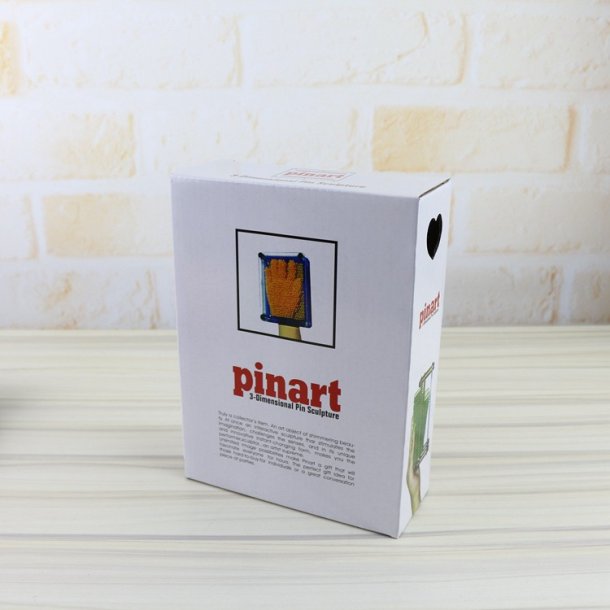 PinArt - 3D pladekunst, sort/rainbow