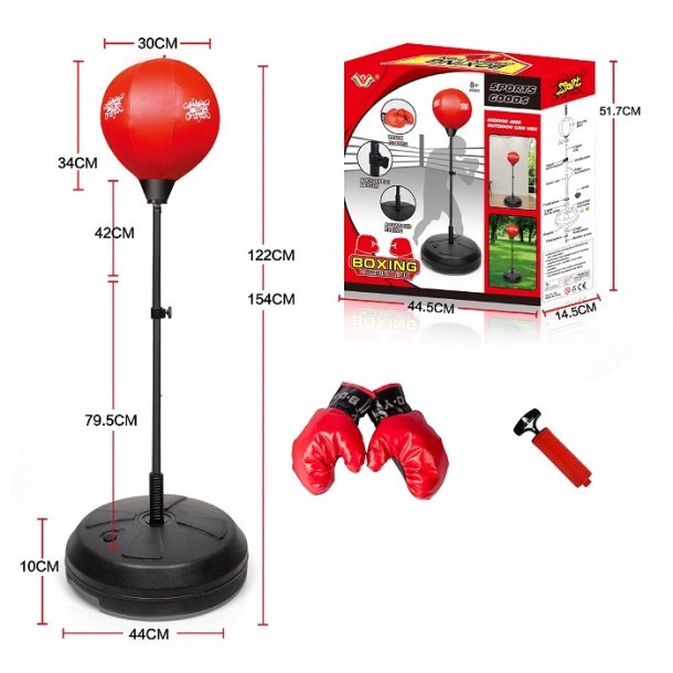 Sports Goods Boksebold /-stang inkl. boksehandsker