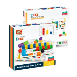 Number Cube Blocks aktivitetsset - Siffror frn 1-10