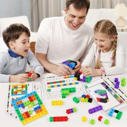 Number Cube Blocks aktivitetsset - Siffror frn 1-10