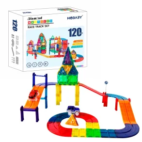 Magnetiska Plattor Bilbana, 120 delar