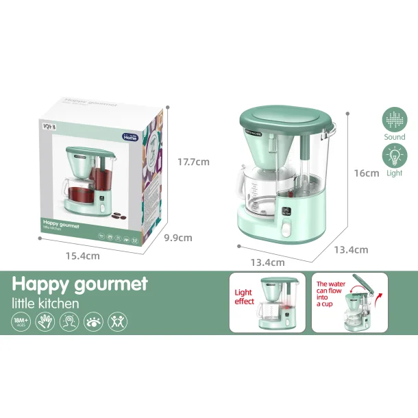 My Little Home Leksak Kaffemaskin med ljus och ljud