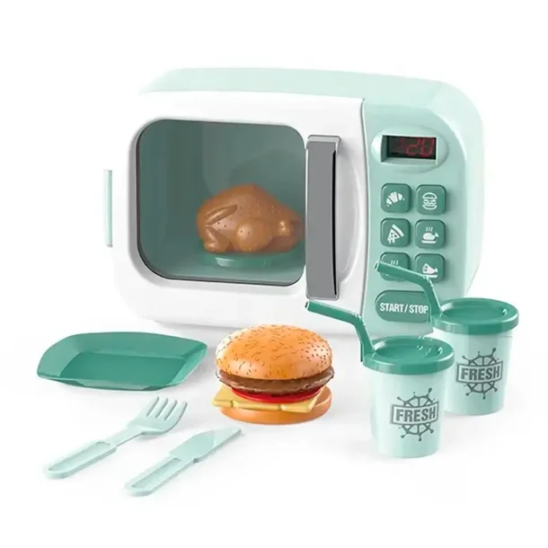 My Little Home Leksaksmikrovgsugn med ljus och ljud