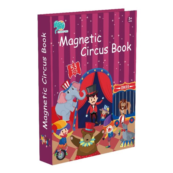 Magnetbok - Cirkus