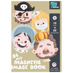 Magnetbok - Ansikten