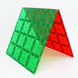 Magnetiska plattor byggeplattor, 2 st, assorterade