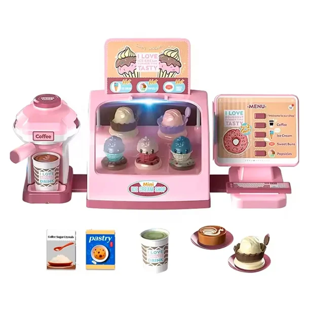 Play House Legetjs Isbutik / Coffee shop m. lys og lyd