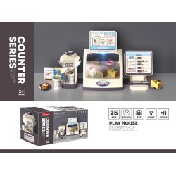 Play House Legetjs Kage- &amp; kaffebar m. lys og lyd