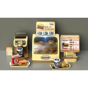 Play House Lekoleks Burgerbar med ljus och ljud