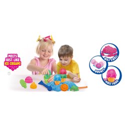 Foam Sand, Skum-slim, Ice Gourmet Kit, 160 g (4 farver)