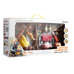 Campfire Legetjs Campingst m. lys og lyd, 17 dele