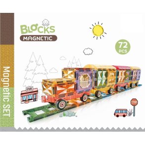 Magnetiska Plattor - Tgset, 72 delar