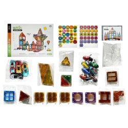 Magnetic Tiles - Lufthavn - 92 Dele
