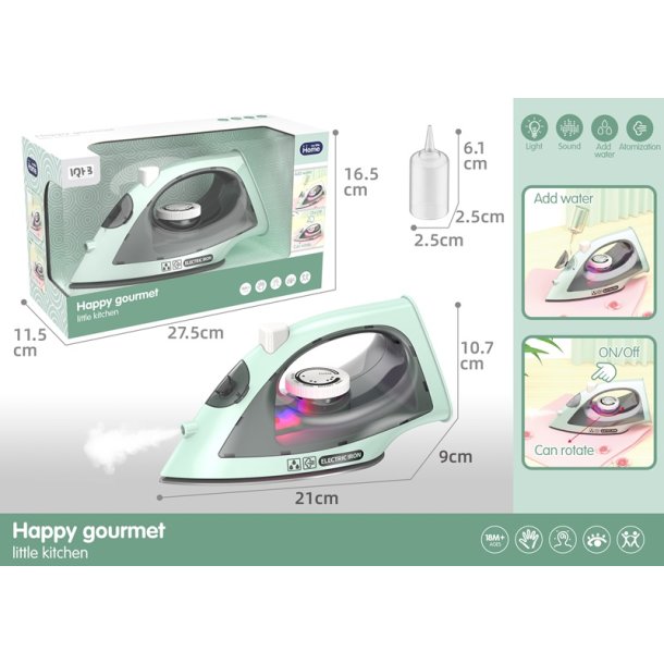 My Little Home Legetøjsstrygejern m. dampfunktion
