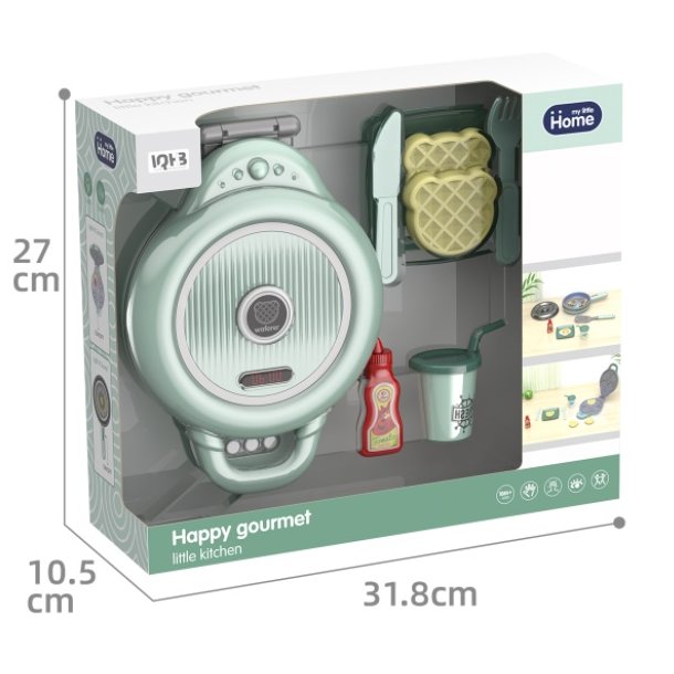 My Little Home Leksaksvaffeljrn med magisk frgskiftning