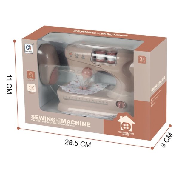 Legetøjssymaskine m. håndpedal