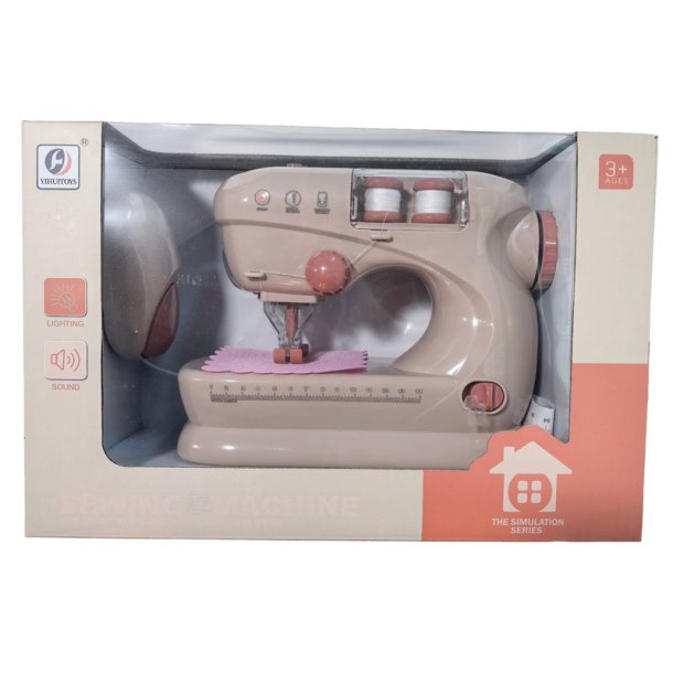 Legetøjssymaskine m. håndpedal