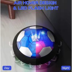 Hover Ball, genopladelig m. LED-lys
