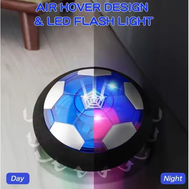 Hover Ball, genopladelig m. LED-lys