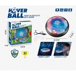 Hover Ball, genopladelig m. LED-lys