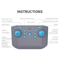 Flying Glow Drone m. 360° flipfunktion