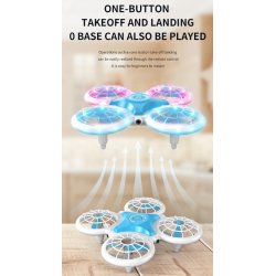 Flying Glow Drone m. 360° flipfunktion