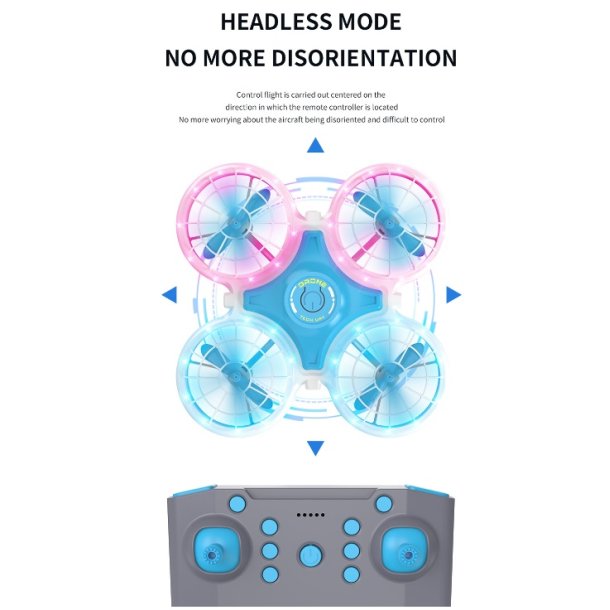 Flying Glow Drone m. 360° flipfunktion