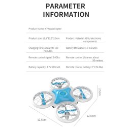Flying Glow Drone m. 360° flipfunktion