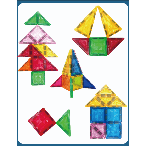 Magnetic Tiles Mini, 32 dele