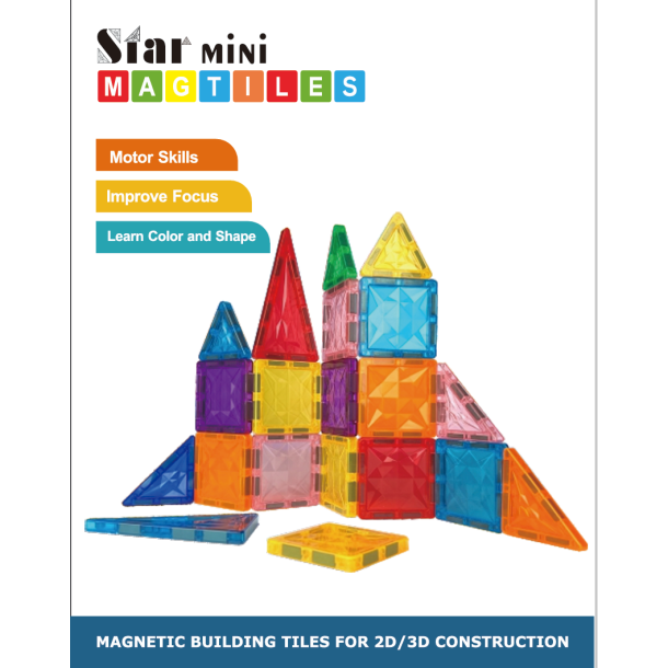 Magnetic Tiles Mini, 32 dele