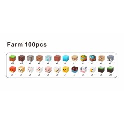 MagCubes Magnetiske Byggeklodser, Bondegrd, 100 dele