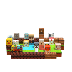 MagCubes Magnetiske Byggeklodser, Bondegrd, 100 dele